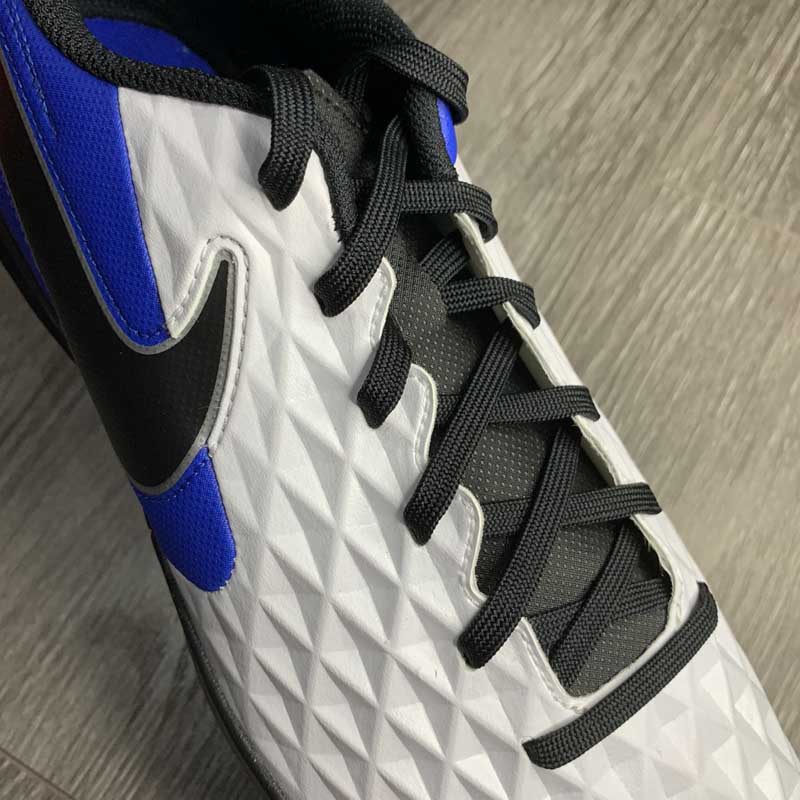 Nike Tiempo Legend 8 Club TF Daybreak - White/Black/Hyper Royal/Metallic Silver - AT6109-104